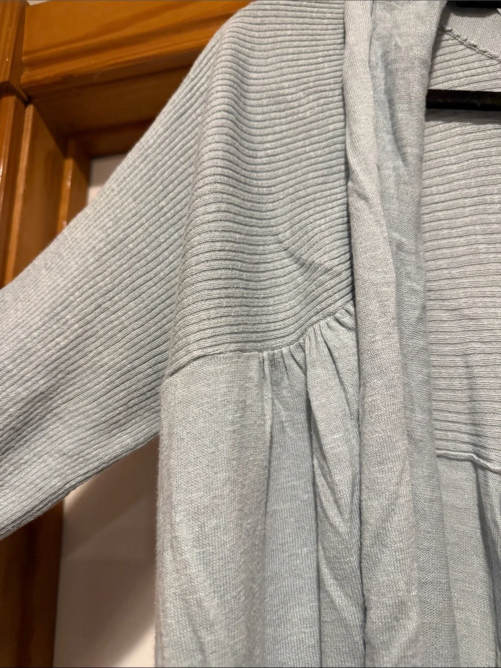 JH Collectibles Light Blue Hooded Open-Front Cardigan